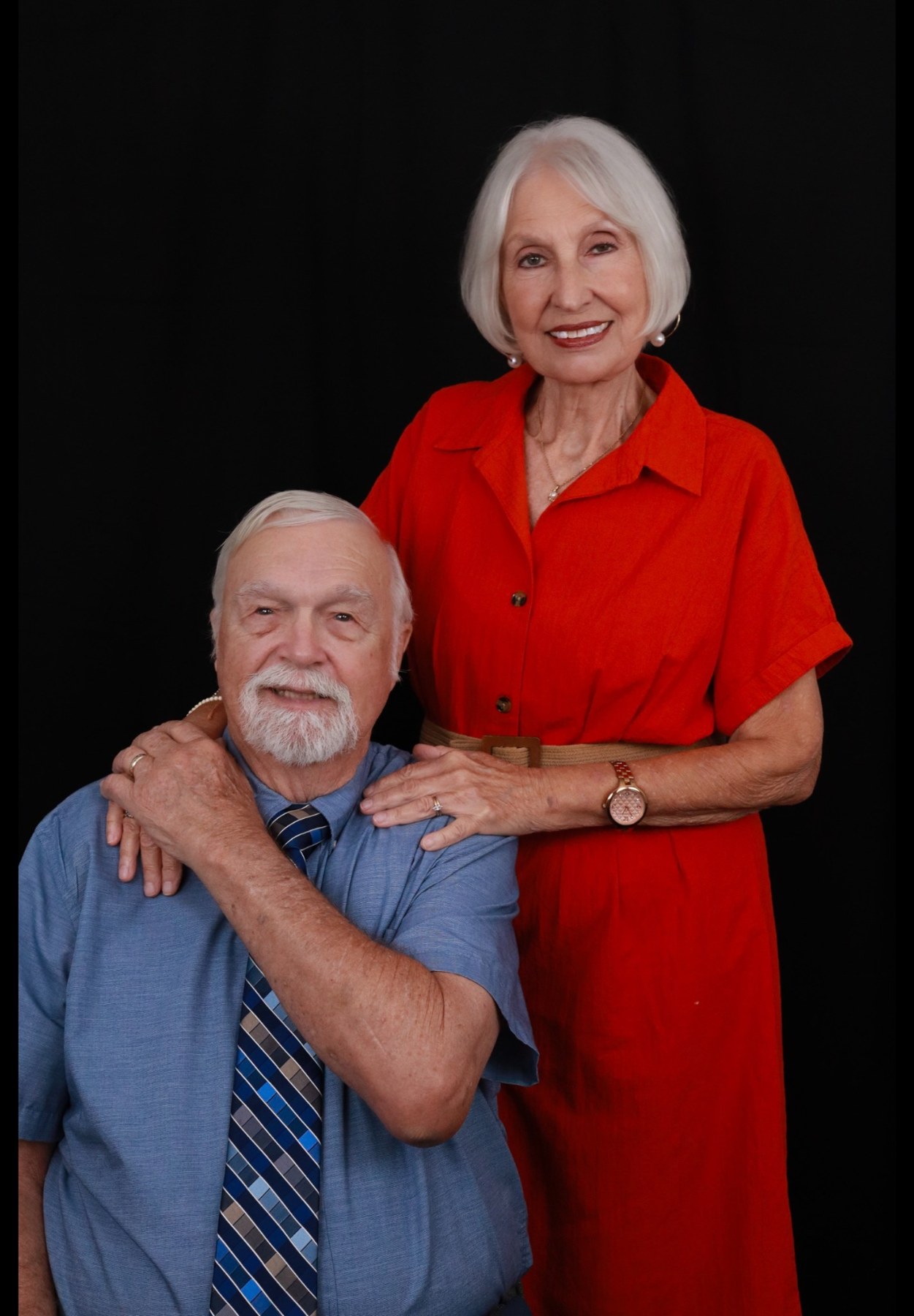 Anniversary portrait of a couple